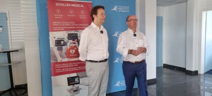 Schiller Medical - Conférence de presse au CAIRE
