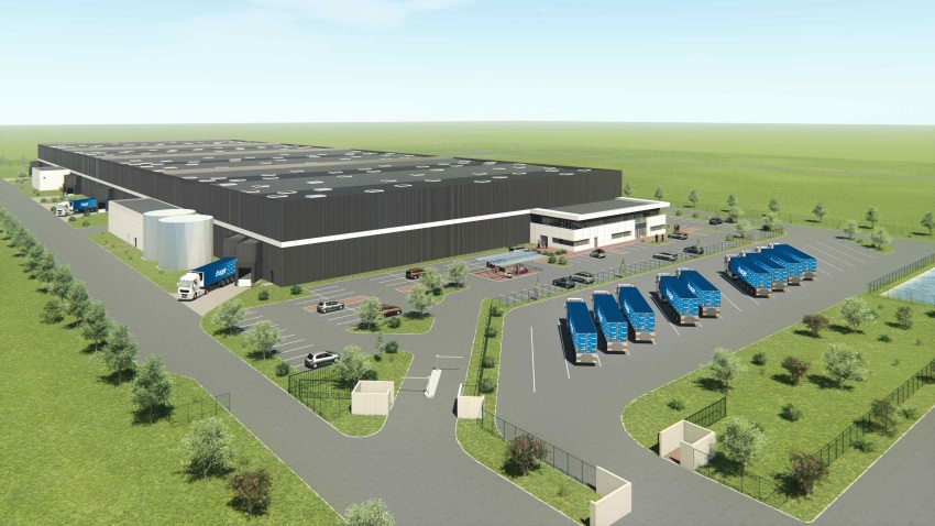 Hager Group - Plateforme logistique sur l'EcoParc Rhénan à Reichstett